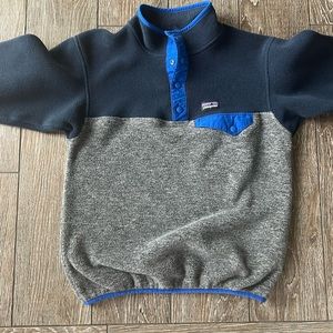 Patagonia fleece snap front pullover size 12 L